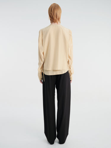 Lemaire - Two Layers Blouse in Custard