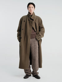 Lemaire - Wrap Coat in Thyme