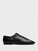 Lemaire - Souris Flat Classic Derbies in Black