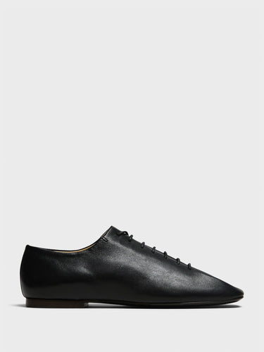 Lemaire - Souris Flat Classic Derbies in Black