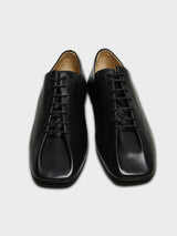 Lemaire - Souris Flat Classic Derbies in Black