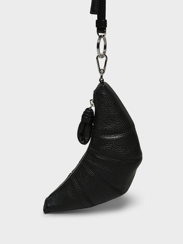 Lemaire - Crossbody Croissant Coin Bag in Black
