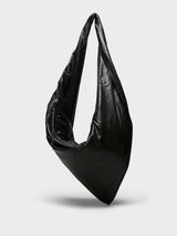 Lemaire - Scarf Bag in Black and Dark Chocolate
