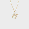 Sophie Bille Brahe - Simple M Necklace in 18K Yellow Gold