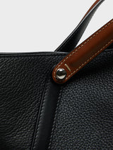 Maison Margiela - Dress-Age Medium Bag in Black and Chestnut