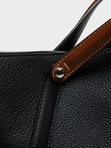 Maison Margiela - Dress-Age Medium Bag in Black and Chestnut