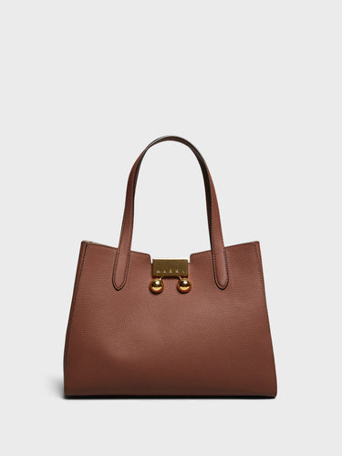 Marni - Small Trunkaroo Tote Bag in Wild Cherry