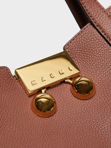 Marni - Small Trunkaroo Tote Bag in Wild Cherry