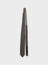 mfpen - Formal Tie in Grey Open Knit