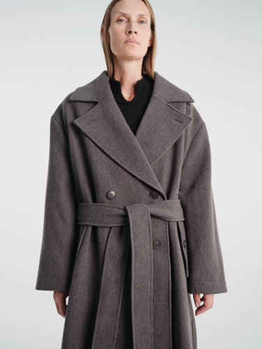 mfpen - Auditor Coat in Ash Brown