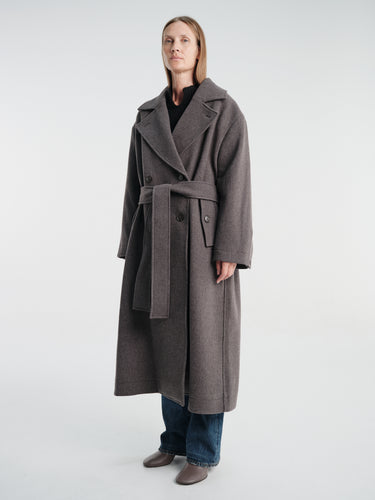 mfpen - Auditor Coat in Ash Brown
