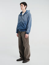 mfpen - Rehearsal Zip Hoodie in Faded Navy
