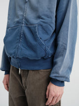 mfpen - Rehearsal Zip Hoodie in Faded Navy