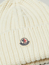 Moncler - Wool and Cashmere Beanie in White