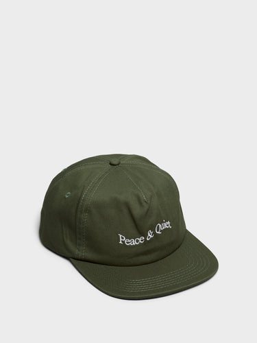 Museum of Peace & Quiet - WORDMARK 5 PANEL HAT in Olive