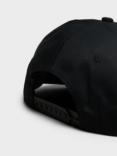 Museum of Peace & Quiet - WORDMARK 5 PANEL HAT in Black