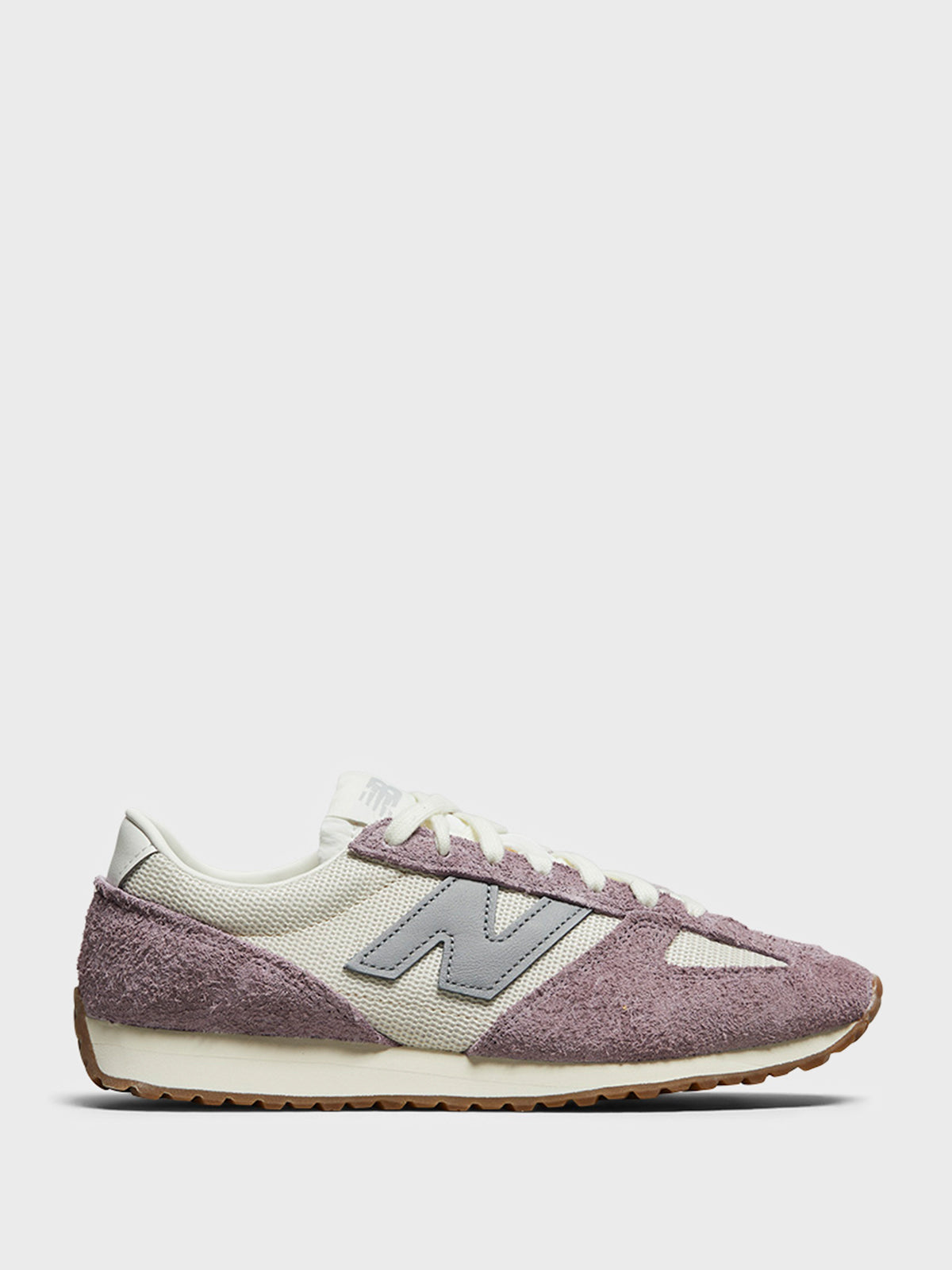Grey New Balance 420 Black And Purple Suede Trainers New Balance