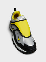 Nike - ACG Phassad Sneakers in Black, Yellow Zest and Metallic Silver