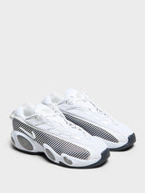 Nike - Nocta Glide Sneakers in White, White, Black and University Gold