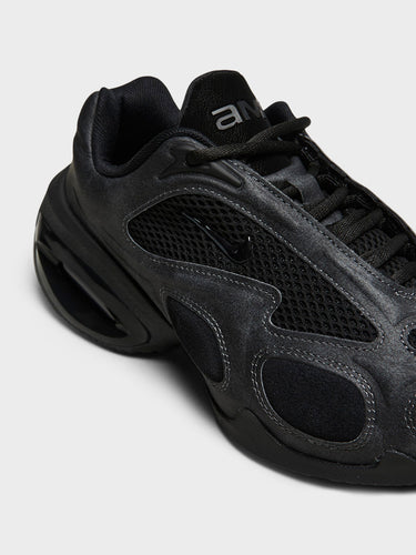 Nike - W' Air Max Muse SE Sneakers in Anthracite, Metallic Silver and Black