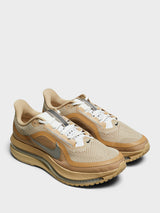 Nike - Pegasus Premium SP Sneakers in Mushroom, Metallic Silver and White