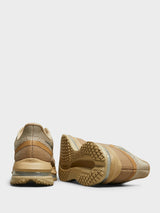 Nike - Pegasus Premium SP Sneakers in Mushroom, Metallic Silver and White