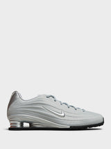 Nike - Shox Z Sneakers in Silver, Silver Black Metallic and Metallic Silver