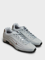 Nike - Shox Z Sneakers in Silver, Silver Black Metallic and Metallic Silver