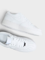 Nike - Air Force 1 Low Retro PRM Sneakers in White, White and Black