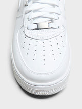 Nike - Air Force 1 Low Retro PRM Sneakers in White, White and Black