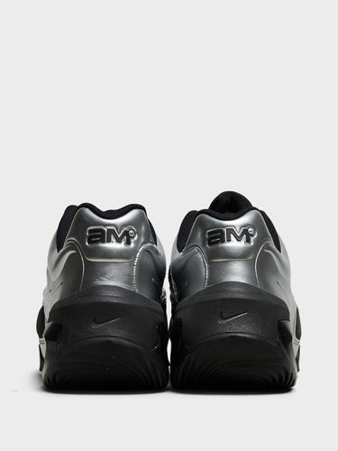 Nike - Women's Air Max Muse Sneakers in Black and Silver Metallic