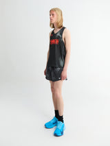 Nike - Dri-FIT ADV Running Vest in Black, Smoke Grey and Bright Crimson