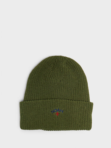 Noah - Core Logo Beanie in Olive