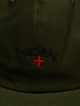 Noah - Core Logo 6-Panel Cap in Olive
