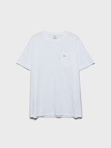 Noah - Core Logo Pocket T-Shirt in White