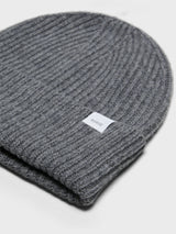 Norse Projects - Standard Merino Lambswool Beanie in Grey Melange