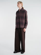 Our Legacy - Above Shirt in Cordial Dusk Check Grain Weave
