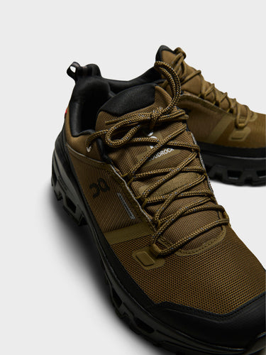 On - Cloudrock Low WP Sneakers in Hunter and Black