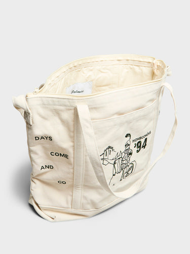 Palmes - Forever Tote Bag in Off-White