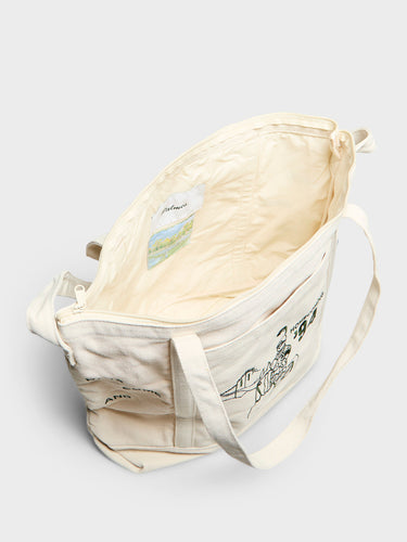 Palmes - Forever Tote Bag in Off-White