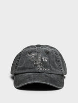 Palmes - Forever 6-Panel Cap in Charcoal