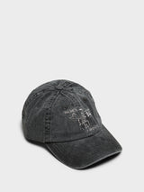 Palmes - Forever 6-Panel Cap in Charcoal