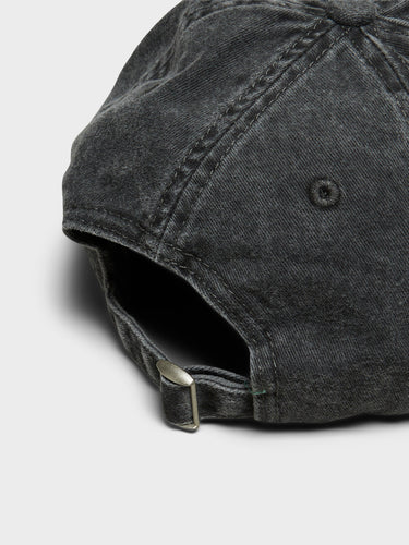 Palmes - Forever 6-Panel Cap in Charcoal