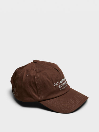 Pas Normal Studios - Off-Race Cotton Cap in Light Brown