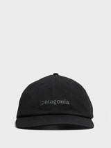 Patagonia - Fitz Roy Icon Trad Cap in Text Logo: Ink Black