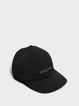 Patagonia - Fitz Roy Icon Trad Cap in Text Logo: Ink Black