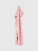Tekla - Terry Towel in Shaded Pink Stripes