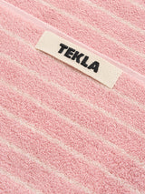 Tekla - Terry Towel in Shaded Pink Stripes