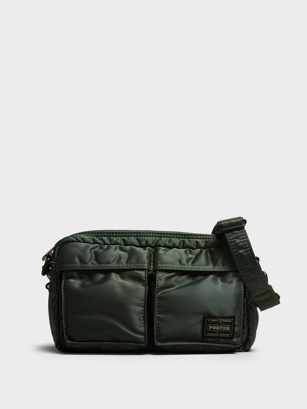 Porter ALL NEW TANKER Shoulder Bag in Sage Green