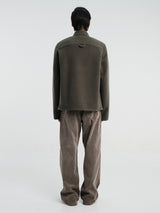Rier - Full Zip Fleece in Taupe